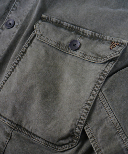 Куртка-блузон Sondrio Garment Dyeing - Khaki
