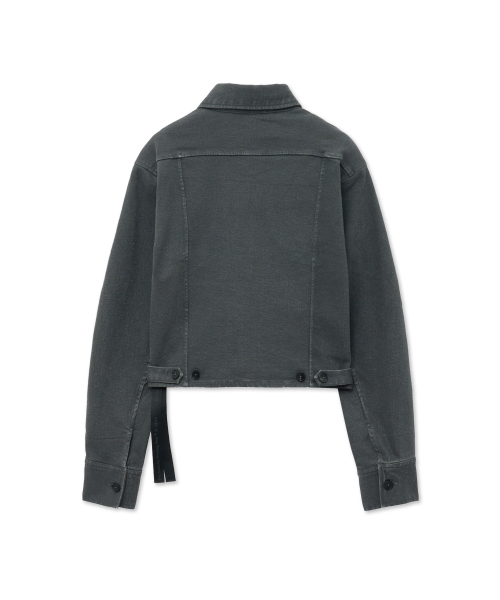 Cropped Jacket_Charcoal