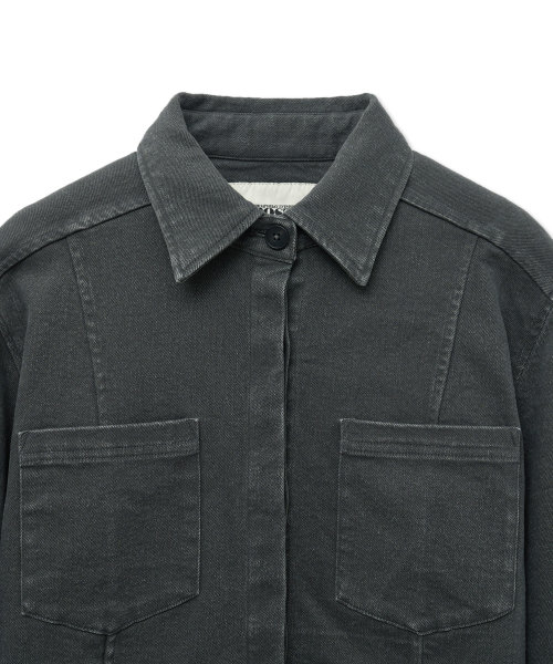 Cropped Jacket_Charcoal