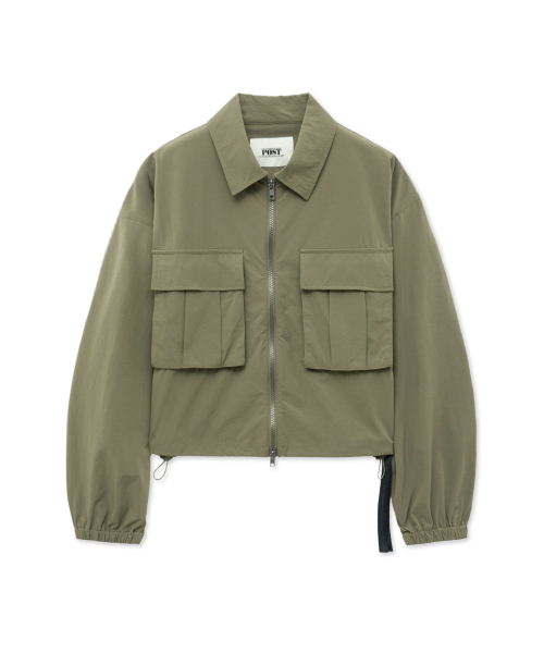 Nylon Pocket Jumper_Khaki