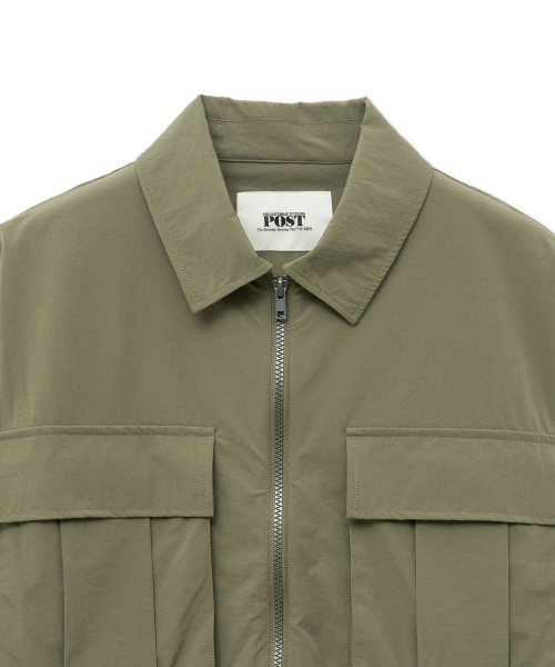 Nylon Pocket Jumper_Khaki