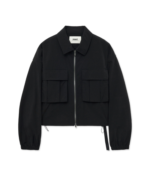 Nylon Pocket Jumper_Black