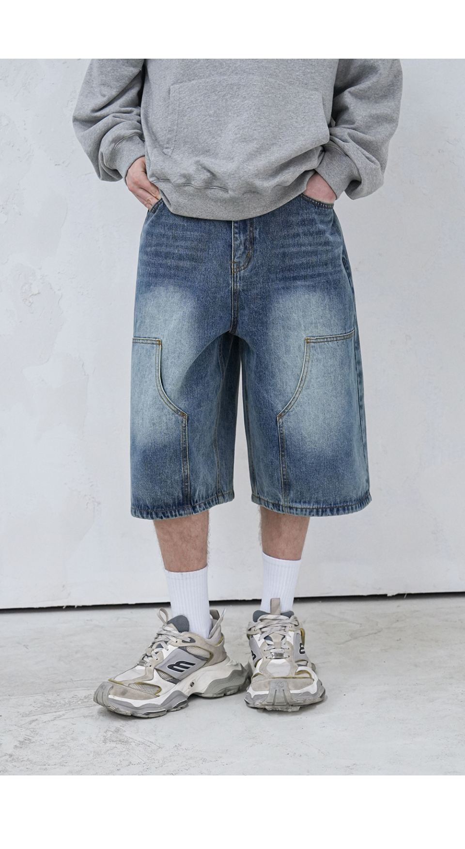 AVANDRESS★人気★男女兼用★Carpenter Denim Shorts - 2COL AVANDRESS☆人気☆男女兼用☆Carpenter Denim Shorts - 2COL