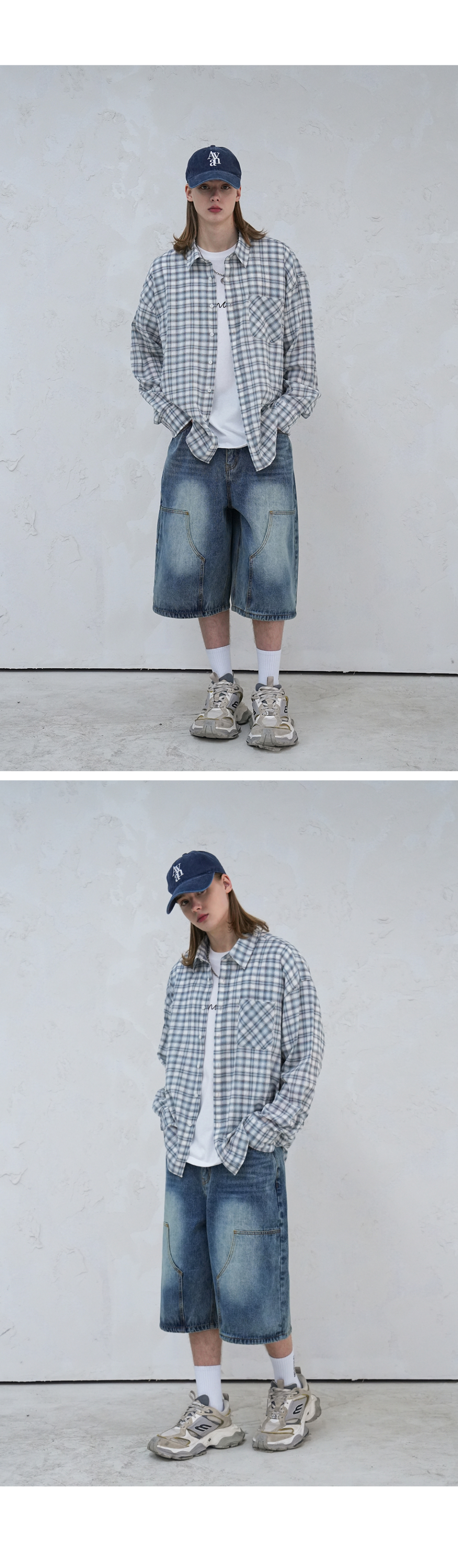 AVANDRESS★人気★男女兼用★Carpenter Denim Shorts - 2COL AVANDRESS☆人気☆男女兼用☆Carpenter Denim Shorts - 2COL