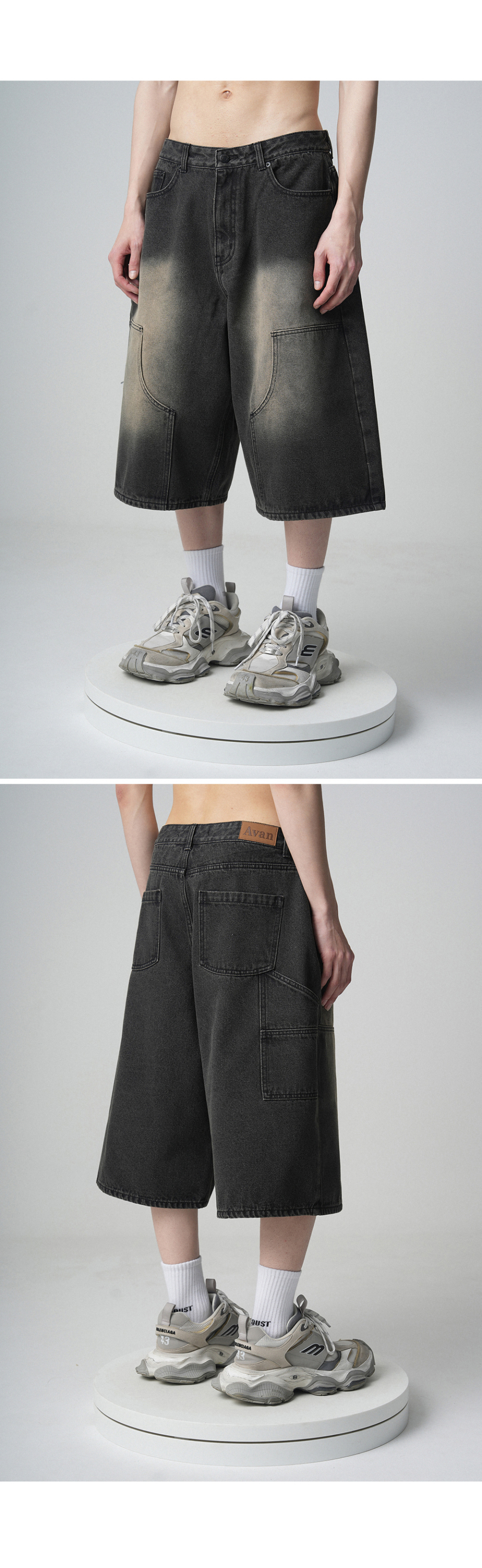 AVANDRESS★人気★男女兼用★Carpenter Denim Shorts - 2COL AVANDRESS☆人気☆男女兼用☆Carpenter Denim Shorts - 2COL