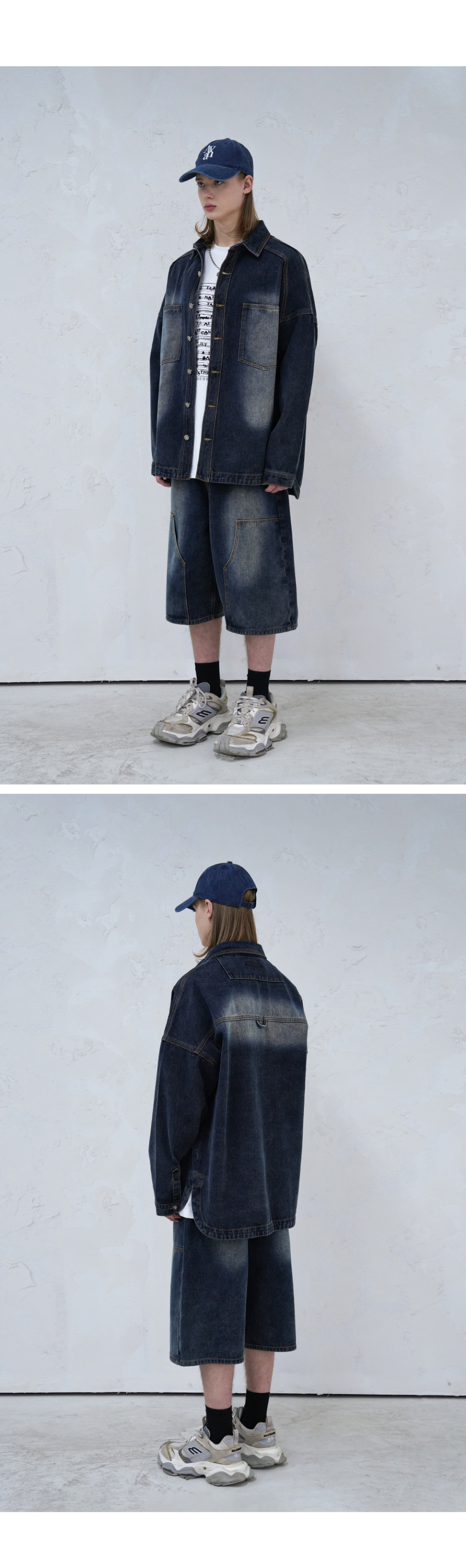 MUSINSA | AVANDRESS Carpenter Denim Shorts - 2COL