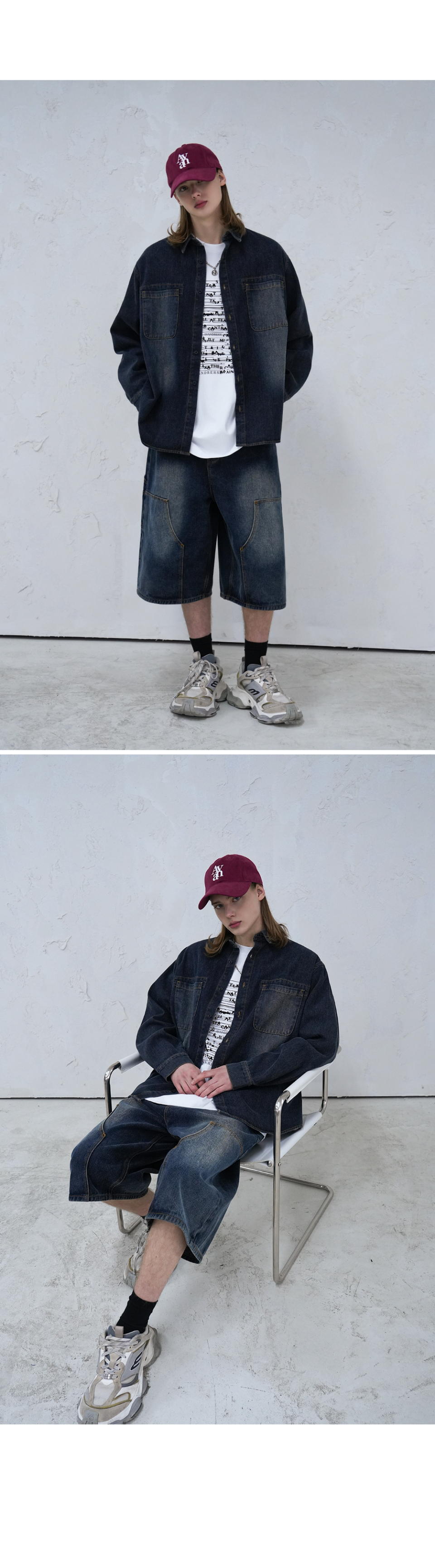 AVANDRESS★人気★男女兼用★Carpenter Denim Shorts - 2COL AVANDRESS☆人気☆男女兼用☆Carpenter Denim Shorts - 2COL