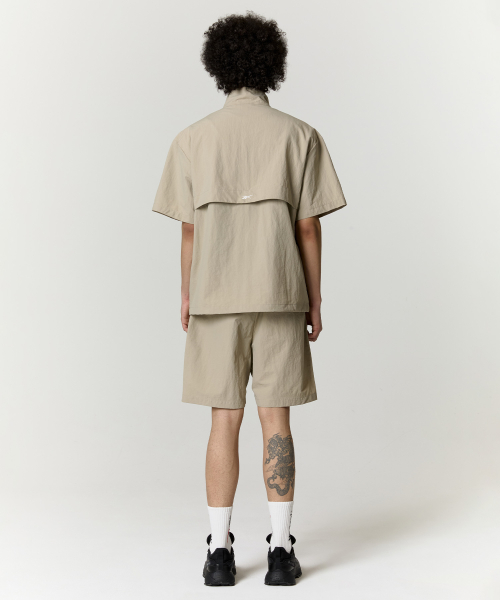 Эссеншл анорак с коротким рукавом Beige