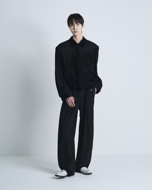 FACADE BLOUSON BLACK STRIPE