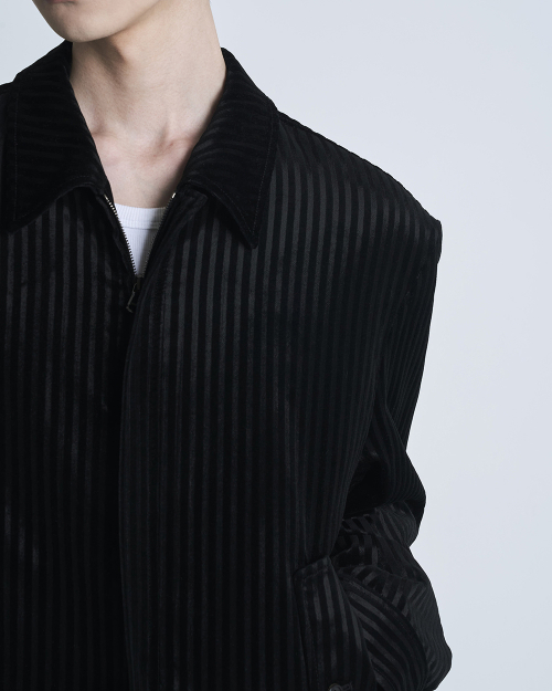 FACADE BLOUSON BLACK STRIPE