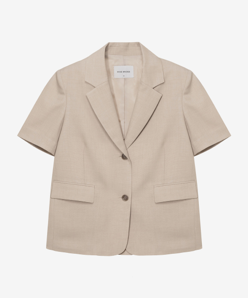 [W][COUTURE]оверсайз с коротким рукавом куртка - 2color