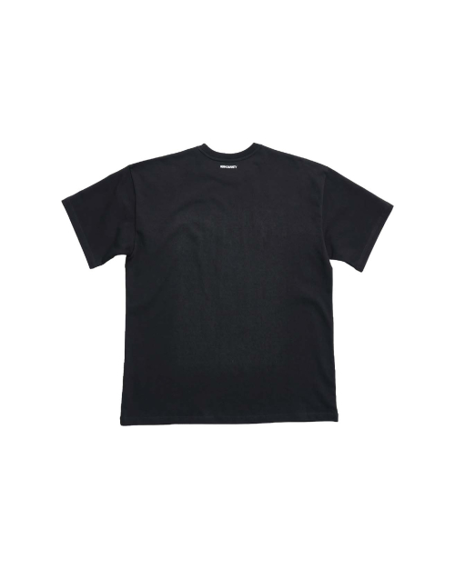 MUSINSA公式 | 999HUMANITY EVD イージーロゴハーフTシャツ (ブラック)