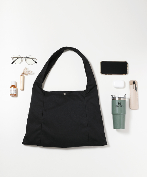 Front карман shopper bag - Black