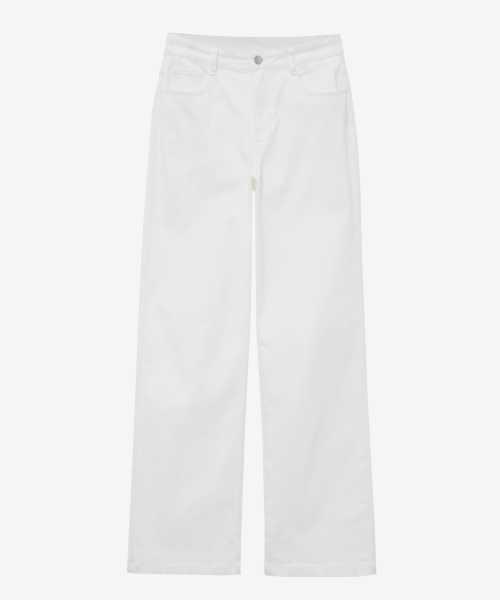 [W] Широкие джинсы White