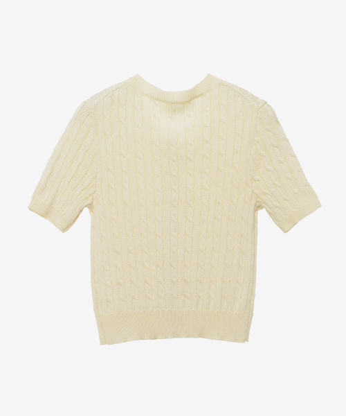 [W]косы короткий рукав кардиган - 3color