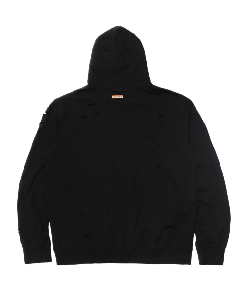 Худи с рваным эффектом (Black)
