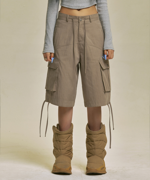 WING BERMUDA CARGO PANTS_BE