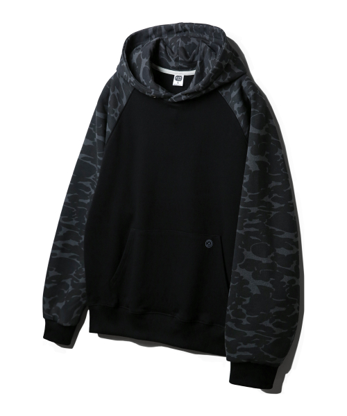 Базовое худи реглан с камуфляжными вставками AZH650 (3 COLORS)