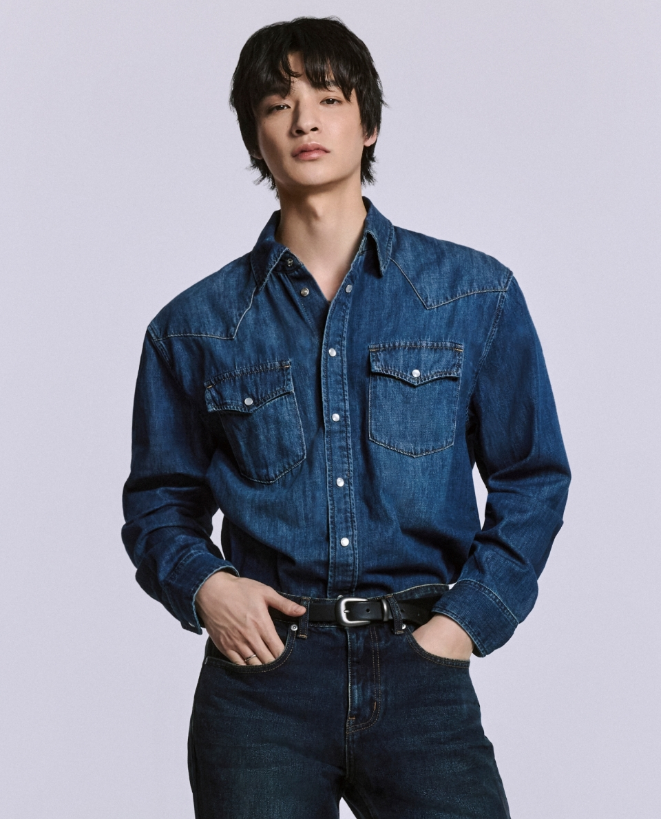 MUSINSA公式 | MUSINSA STANDARD Denim Western Shirt [Medium