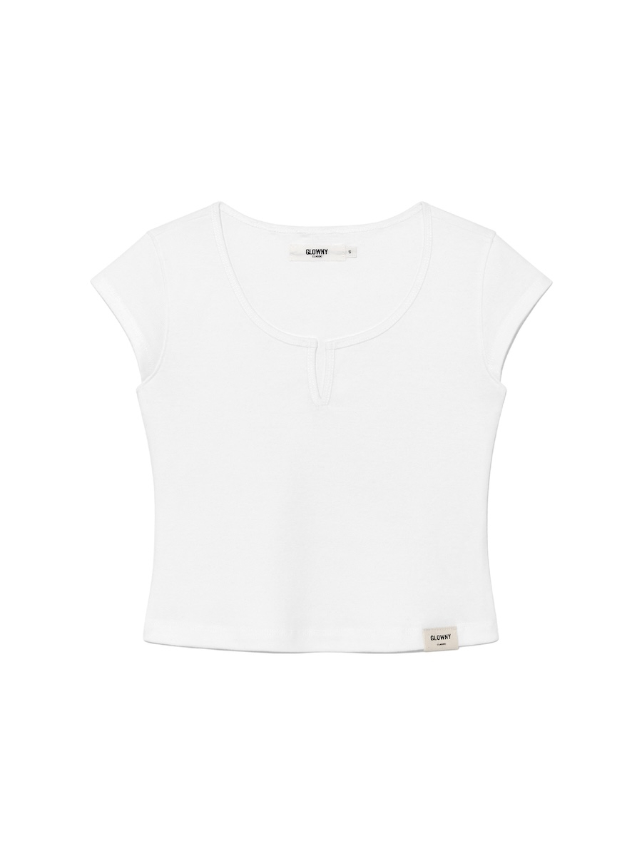 ★GLOWNY★ G SLIT SLEEVELESS TOP 3 colors HILL SLIT SLEEVELESS TOP (BLACK) - GLOWNY