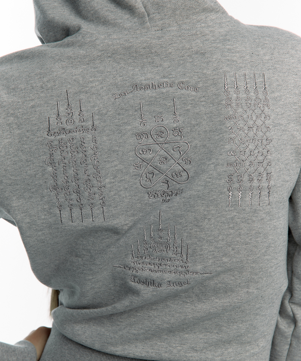 トップス Kashiko Yantra Slim Hood Zip-up Gray 카시코(KASHIKO) Yantra Slim Hood Zip-up Gray - 사이즈 & 후기 | 무신사