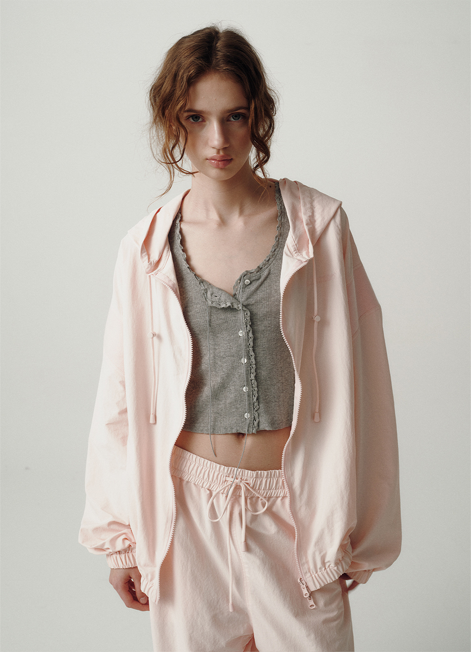 더바넷(THEBARNNET) Snuggle Hooded Jacket_Pink - 사이즈 & 후기 | 무신사
