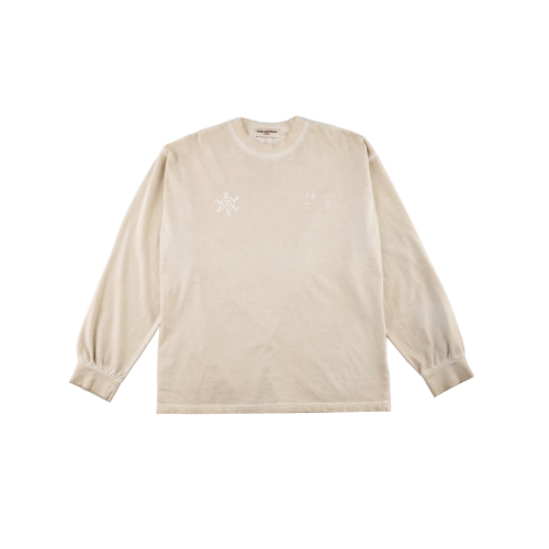 NW003 - лонгслив A TYPE с окрашиванием Garment Dyeing