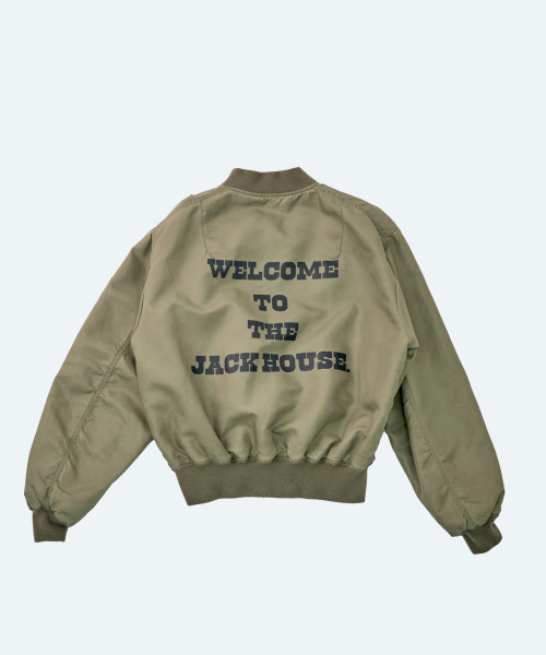 NW004 - M TYPE Signature Printing Garment Dying MA-1 куртка