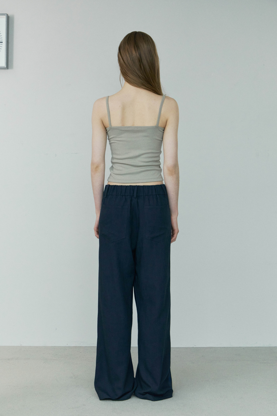 【BAON】[unisex] Mikyu Linen Banding Pants MUSINSA | IHR Linen Banding Pants / Dark Navy