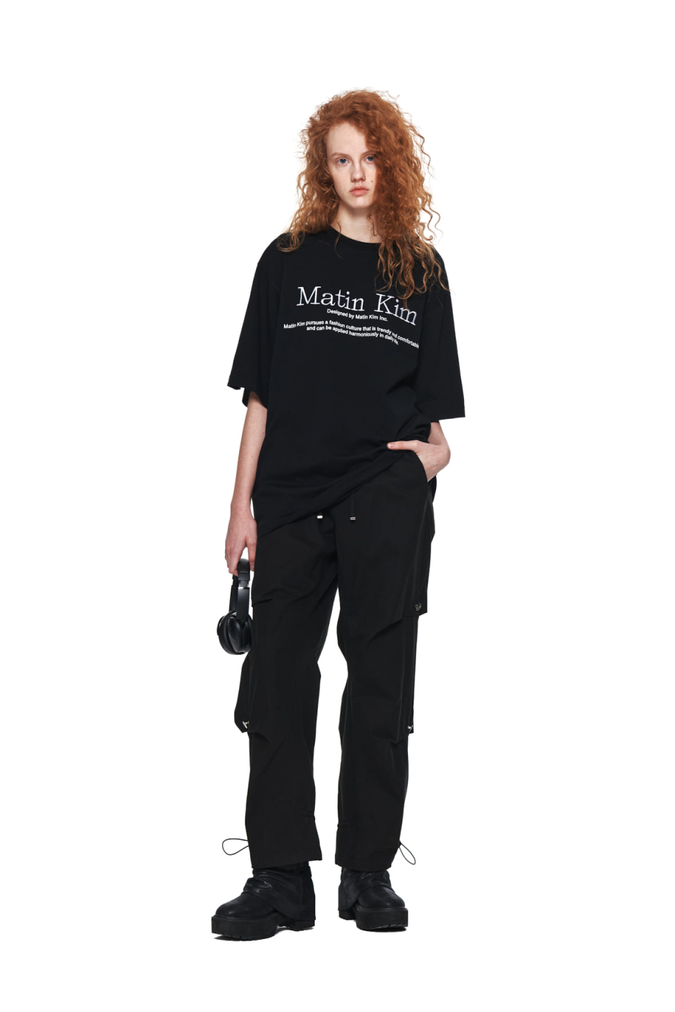 MUSINSA | MATIN KIM MATIN HERITAGE TOP IN BLACK