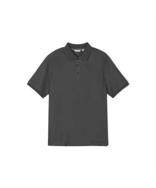 Футболка поло Cool Touch в рубчик Charcoal Grey