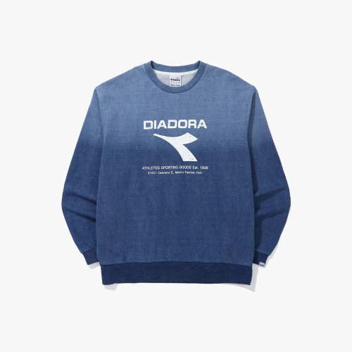 Свитшот из вареного денима Denim