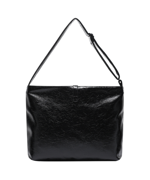 Theo western buckle tote bag black