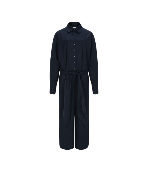 шерсть рубашка jumpsuit (navy)