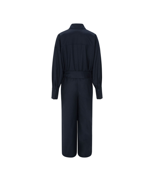 шерсть рубашка jumpsuit (navy)