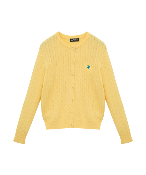 Женский трикотажный кардиган-поло с косами 7 colors TK001