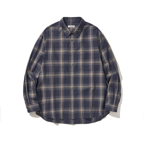 PLAID CHECK SHIRTS NAVY