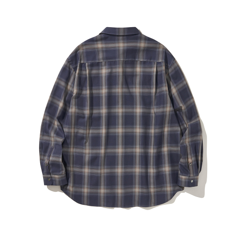 PLAID CHECK SHIRTS NAVY