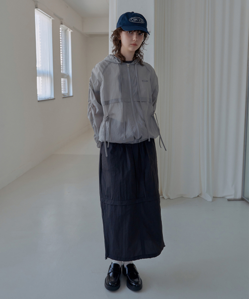 Ветровка с бантом (Light Grey)