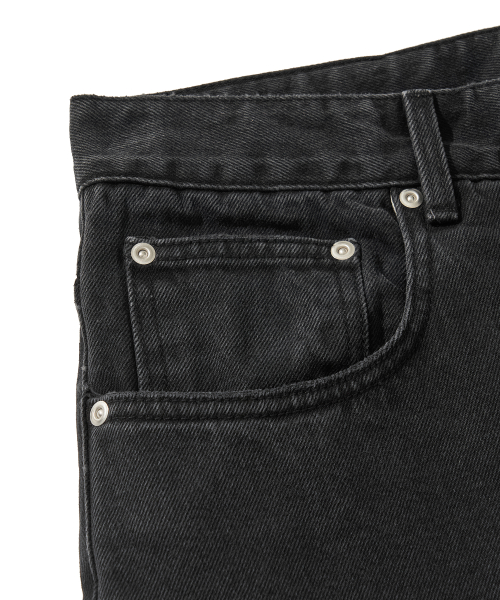 BAGGY DENIM PANTS / BLACK