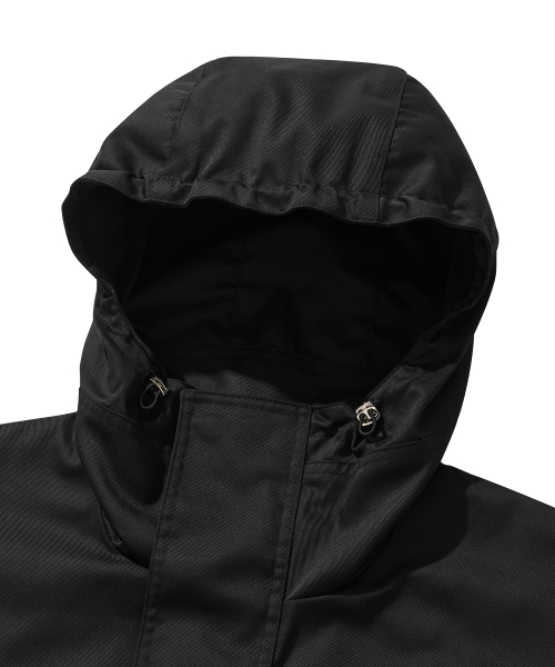 OVERSIZED HOOD JACKET / BLACK