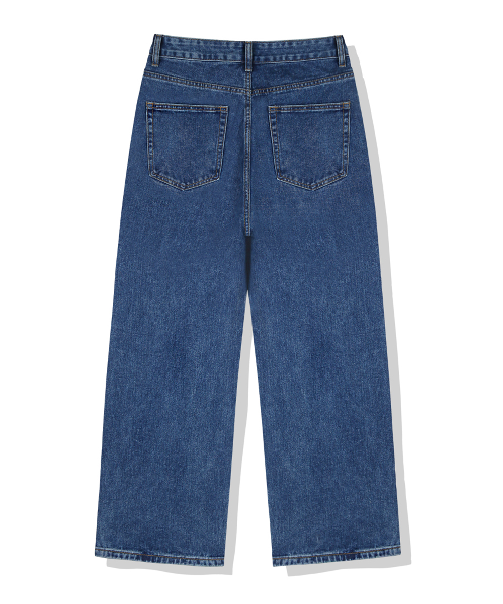 Normal Women широкий деним Pants 6 Color [ULZD_1001]