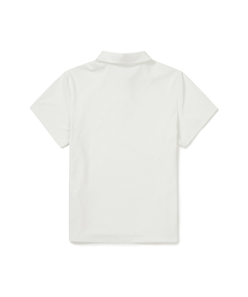Quick Dry женская футболка-поло с коротким рукавом (S25MWTPS15) Off White