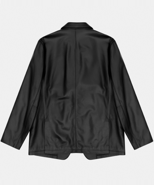 Кожаный блейзер из овчины (BLACK)