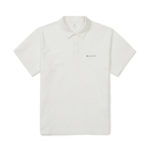 Быстросохнущее поло с коротким рукавом (S25MMTPS14) Off White