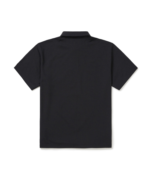 Быстросохнущее поло с коротким рукавом (S25MMTPS14) Dark Charcoal