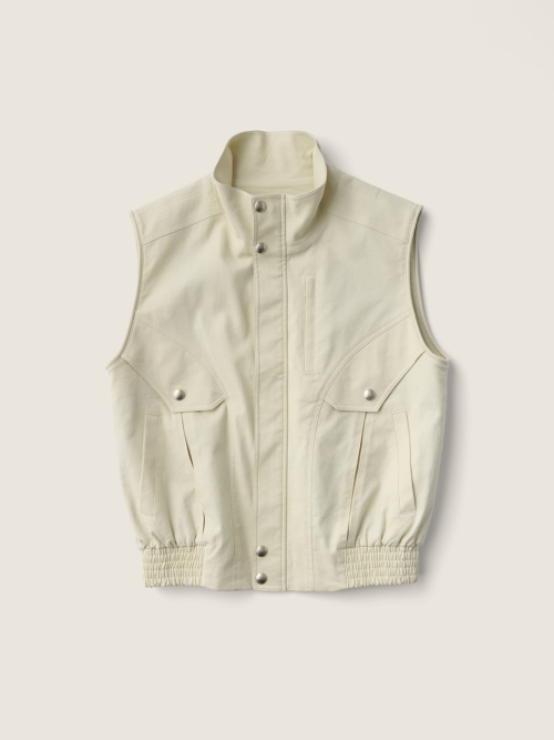 Walden Highneck Vest (Beige)