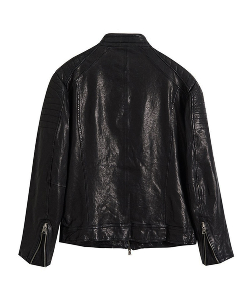 Байкерская куртка из овчины Skoll (Black)