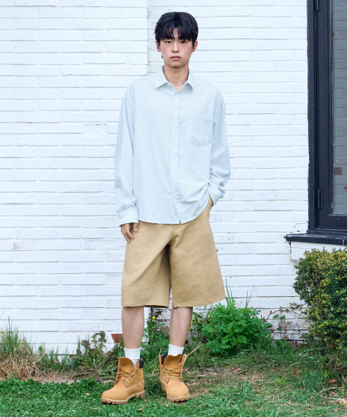 Seersucker Stripe Shirt - Navy thumbnail 6