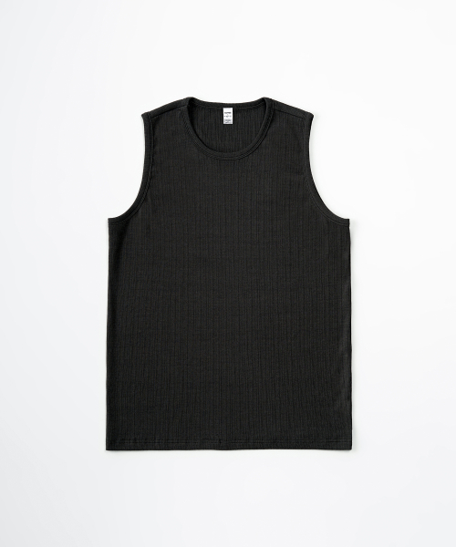 Вязаный топ без рукавов (BLACK)